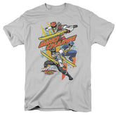 Mighty Morphin Power Rangers Swords Out Men's 18/1 Cotton Short-Sleeve T-Shirt
