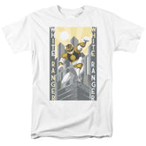 Mighty Morphin Power Rangers White Ranger Duo Men's 18/1 Cotton Short-Sleeve T-Shirt