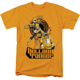 Mighty Morphin Power Rangers Yellow Ranger Men's 18/1 Cotton Short-Sleeve T-Shirt