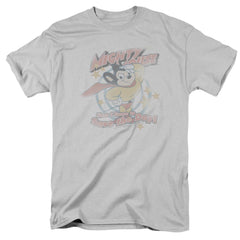 Mighty Mouse At Your Service Men's 18/1 Cotton Short-Sleeve T-Shirt