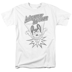 Mighty Mouse Bursting Out Men's 18/1 Cotton Short-Sleeve T-Shirt