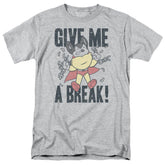 Mighty Mouse Give Me A Break Men's 18/1 Cotton Short-Sleeve T-Shirt