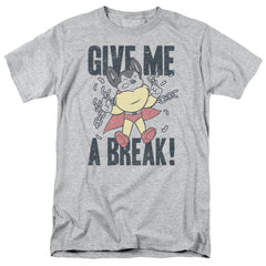 Mighty Mouse Give Me A Break Men's 18/1 Cotton Short-Sleeve T-Shirt