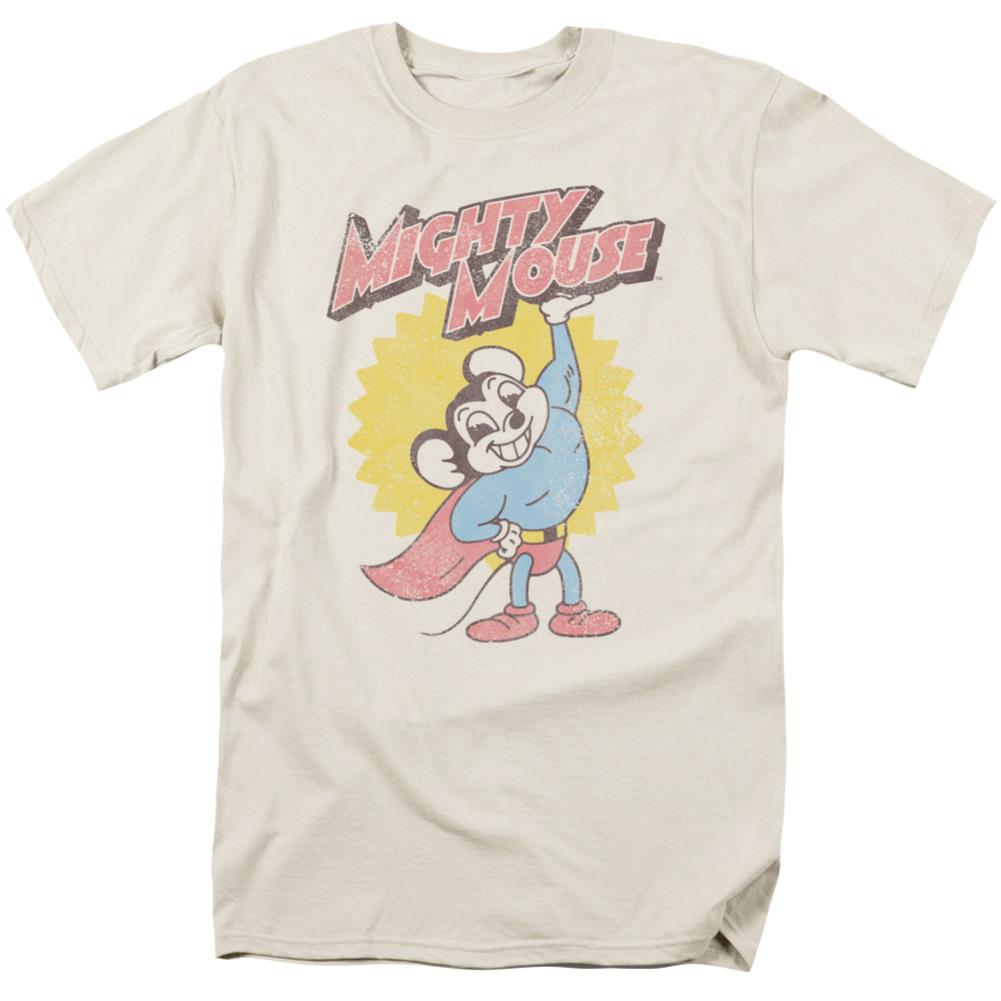 Mighty Mouse Heavy Logo Men's 18/1 Cotton Short-Sleeve T-Shirt