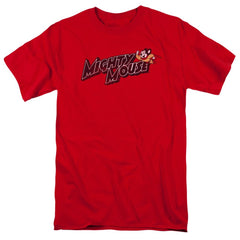 Mighty Mouse Might Logo Men's 18/1 Cotton Short-Sleeve T-Shirt
