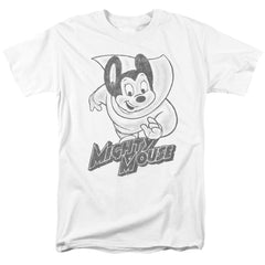 Mighty Mouse Mighty Sketch Men's 18/1 Cotton Short-Sleeve T-Shirt