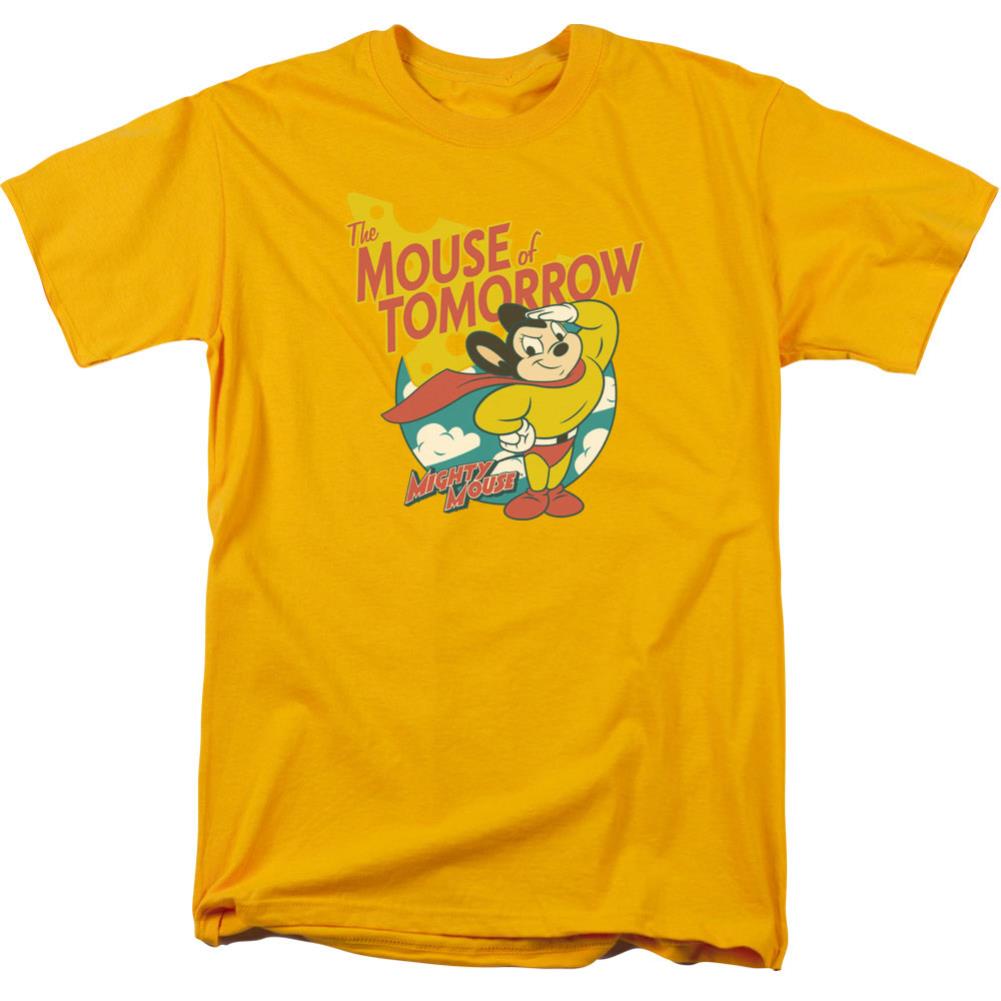 Mighty Mouse Mouse Of Tomorrow Men's 18/1 Cotton Short-Sleeve T-Shirt