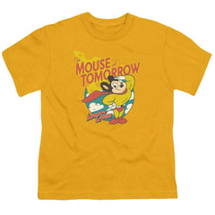 Mighty Mouse Mouse Of Tomorrow Youth 18/1 100% Cotton Short-Sleeve T-Shirt