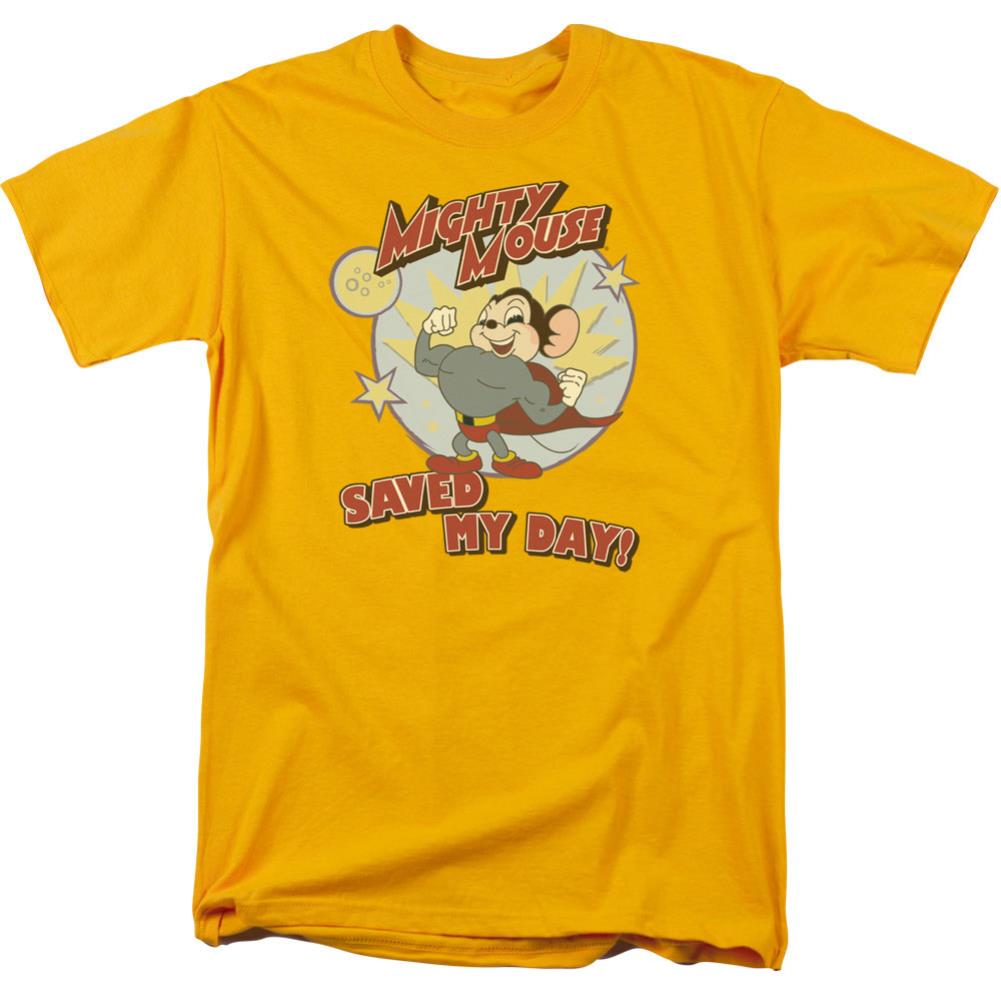 Mighty Mouse Vintage Day Men's 18/1 Cotton Short-Sleeve T-Shirt