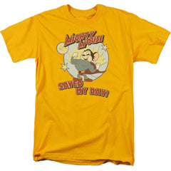Mighty Mouse Vintage Day Men's 18/1 Cotton Short-Sleeve T-Shirt