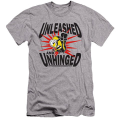 Minions Unleashed And Unhinged Men's Ultra-Soft 30/1 Cotton Slim Short-Sleeve T-Shirt
