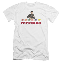 Monk Im Monk Ish Men's Ultra-Soft 30/1 Cotton Slim Short-Sleeve T-Shirt