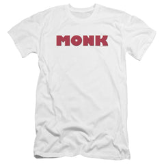Monk Logo Men's Ultra-Soft 30/1 Cotton Slim Short-Sleeve T-Shirt