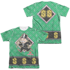 Monopoly Jersey (Front/Back Print) Men's Regular Fit Poly Cotton Short-Sleeve T-Shirt
