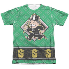 Monopoly Jersey Men's Regular Fit Poly Cotton Short-Sleeve T-Shirt