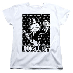 Monopoly Luxury Women's 18/1 Cotton Short-Sleeve T-Shirt