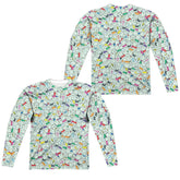 Monopoly Property Spaces (Front/Back Print) Men's Regular Fit Polyester Long-Sleeve T-Shirt