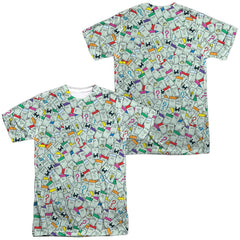 Monopoly Property Spaces (Front/Back Print) Men's Regular Fit Polyester Short-Sleeve T-Shirt
