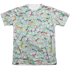 Monopoly Property Spaces Men's Regular Fit Poly Cotton Short-Sleeve T-Shirt