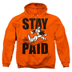 Monopoly Stay Paid Men's Pull-Over 75 25 Poly Hoodie