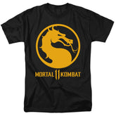 Mortal Kombat 11 Dragon Logo Men's 18/1 Cotton Short-Sleeve T-Shirt