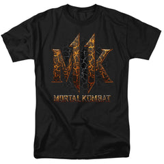 Mortal Kombat 11 Mk11 Lava Men's 18/1 Cotton Short-Sleeve T-Shirt