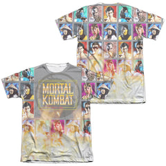 Mortal Kombat Klassic Choose Your Fighter Men's Regular Fit Poly Cotton Short-Sleeve T-Shirt