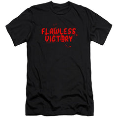 Mortal Kombat Klassic Flawless Victory Men's Ultra-Soft 30/1 Cotton Slim Short-Sleeve T-Shirt