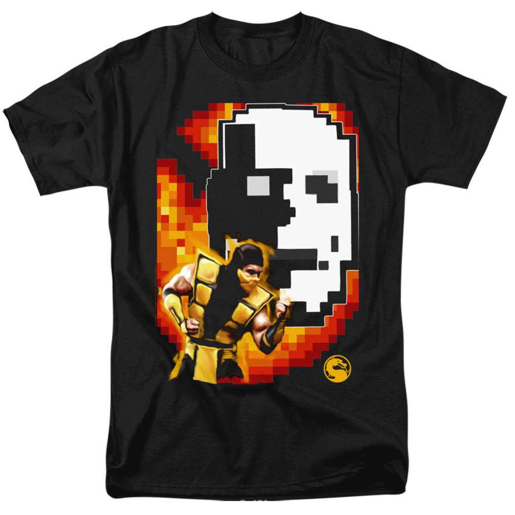 Mortal Kombat Klassic Scorpion Men's 18/1 Cotton Short-Sleeve T-Shirt