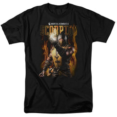Mortal Kombat Scorpion Men's 18/1 Cotton Short-Sleeve T-Shirt