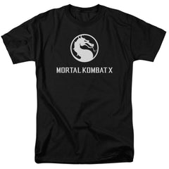 Mortal Kombat X Dragon Logo Men's 18/1 Cotton Short-Sleeve T-Shirt