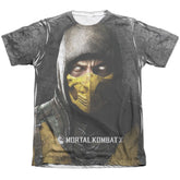 Mortal Kombat X Finish Him Men's Regular Fit Poly Cotton Short-Sleeve T-Shirt