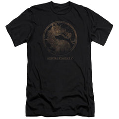 Mortal Kombat X Metal Seal Men's Ultra-Soft 30/1 Cotton Slim Short-Sleeve T-Shirt