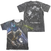 Mortal Kombat X Three Of A Kind (Front/Back Print) Men's Regular Fit Poly Cotton Short-Sleeve T-Shirt