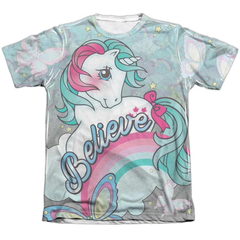 My Little Pony Believe In Dreams Men's Regular Fit Poly Cotton Short-Sleeve T-Shirt