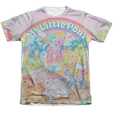 My Little Pony Classic Ponies Men's Regular Fit Poly Cotton Short-Sleeve T-Shirt