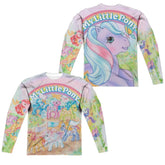 My Little Pony Classic Ponies Men's Regular Fit Polyester Long-Sleeve T-Shirt