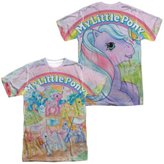 My Little Pony Classic Ponies Men's Regular Fit Polyester Short-Sleeve T-Shirt