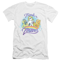 My Little Pony Friends Forever Men's Ultra-Soft 30/1 Cotton Slim Short-Sleeve T-Shirt