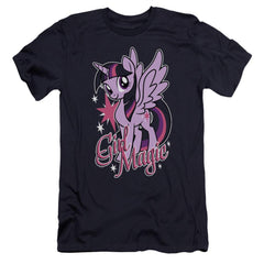 My Little Pony Girl Magic Men's Ultra-Soft 30/1 Cotton Slim Short-Sleeve T-Shirt