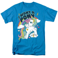 My Little Pony I Want A Pony Men's 18/1 Cotton Short-Sleeve T-Shirt