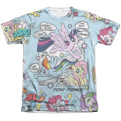My Little Pony Pony Comic Men's Regular Fit Poly Cotton Short-Sleeve T-Shirt