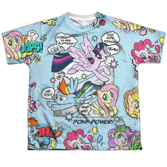 My Little Pony Pony Comic Youth Regular Fit Poly Short-Sleeve T-Shirt