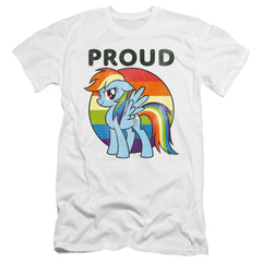 My Little Pony Proud Men's Ultra-Soft 30/1 Cotton Slim Short-Sleeve T-Shirt