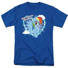 My Little Pony Rainbow Dash Men's 18/1 Cotton Short-Sleeve T-Shirt