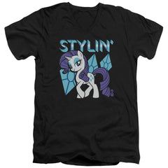 My Little Pony Stylin Men's 30/1 Cotton Slim V-Neck T-Shirt