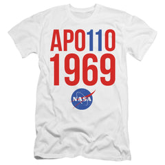 NASA 1969 Men's Ultra-Soft 30/1 Cotton Slim Short-Sleeve T-Shirt