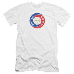 NASA Apollo Soyuz Men's Ultra-Soft 30/1 Cotton Slim Short-Sleeve T-Shirt