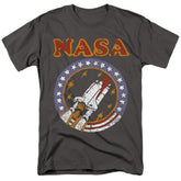 NASA Retro Shuttle Men's 18/1 Cotton Short-Sleeve T-Shirt