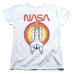 NASA Shuttle Circle Women's 18/1 Cotton Short-Sleeve T-Shirt